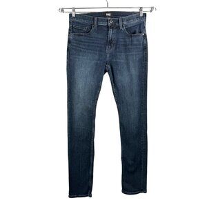 Paige Federal Jeans slim fit stretchy 90s classic casual dark sz 33‎